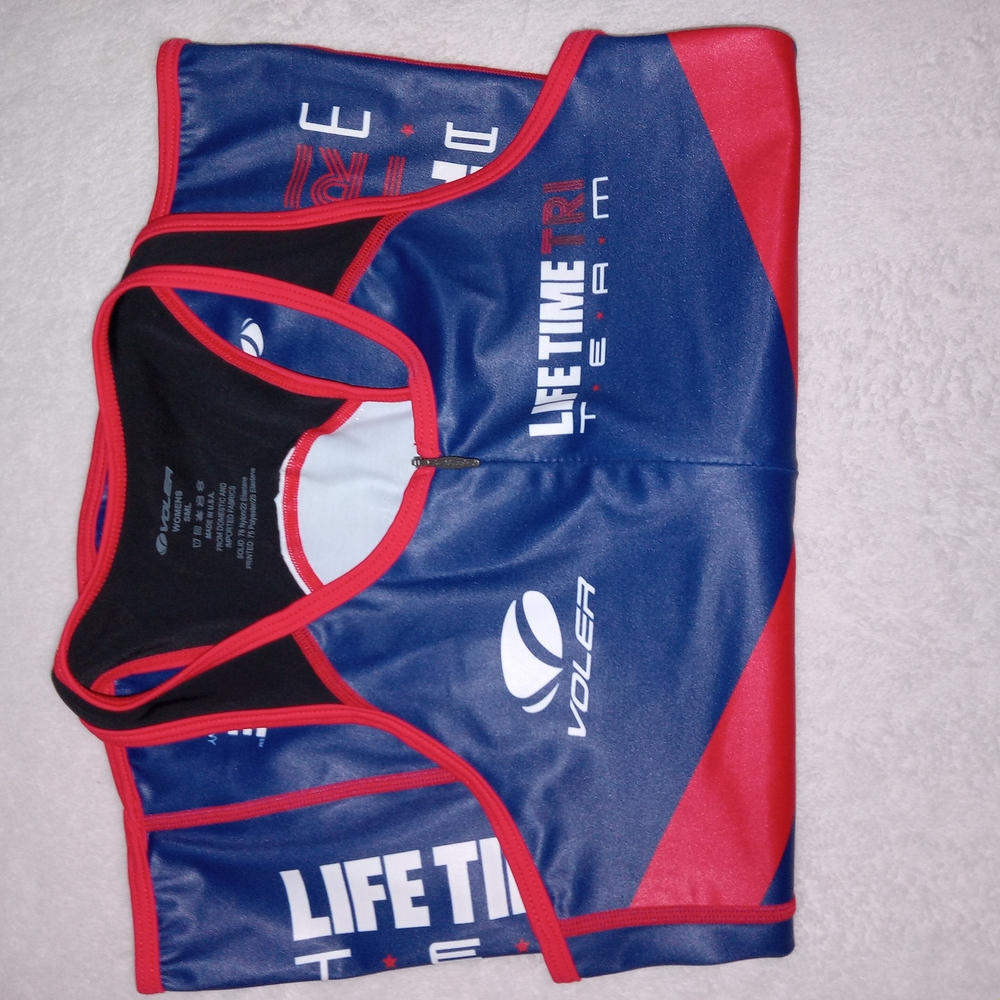 Voler Womens Triathlon Lifetime Trip Team Cycling Swimming Running Jersey Sz Sm - Picture 11 of 11